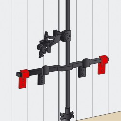 Supporto anti sollevamento per barra di sicurezza