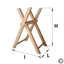 Cavalletto taglialegna modello grande doppia asta
