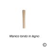 Manico a T in legno per badile / vanga