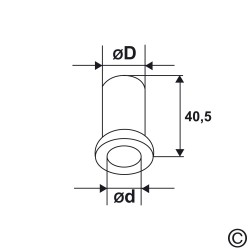 Boccola di riduzione PVC